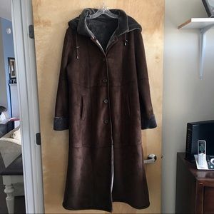 Full length winter coat
